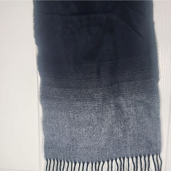 Luxury Cashmere Feel Scarf Soft Fringe Classic Colorblock Women’s Scarf 62"×12" - Picture 4 of 11